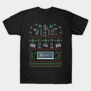 Ugly Christmas Science Love TShirt Christmas Gift T-Shirt